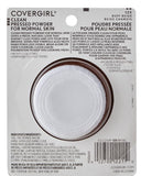بودرة أساس pressed powder من Covergirl، لون 125 Buff Beige، توفر تغطية طبيعية.