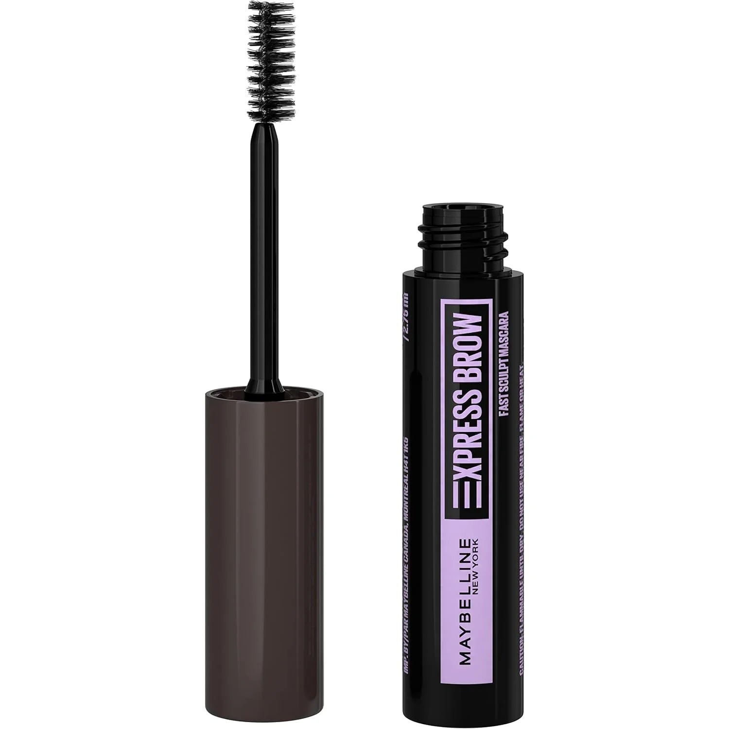 Maybelline Brow Fast Sculpt eyebrow mascara: Black Brown shade for shaping and defining eyebrows.