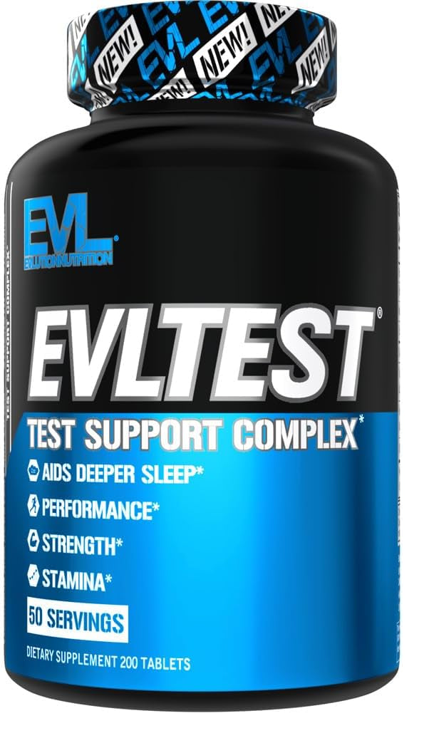 EVL testosterone booster with DIM, D-aspartic acid, and fenugreek for men's health
