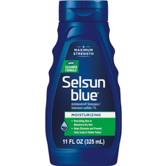 Selsun Blue Moisturizing with Aloe Dandruff Shampoo, 11 oz
