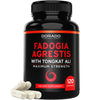 Fadogia Agrestis & Tongkat Ali Max Strength Performance Blend - 120 Vegan Capsules for Muscle, Drive & Athletic Performance