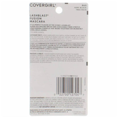 Covergirl - LashBlast Fusion Mascara, Very Black [860] - 0.44 Oz