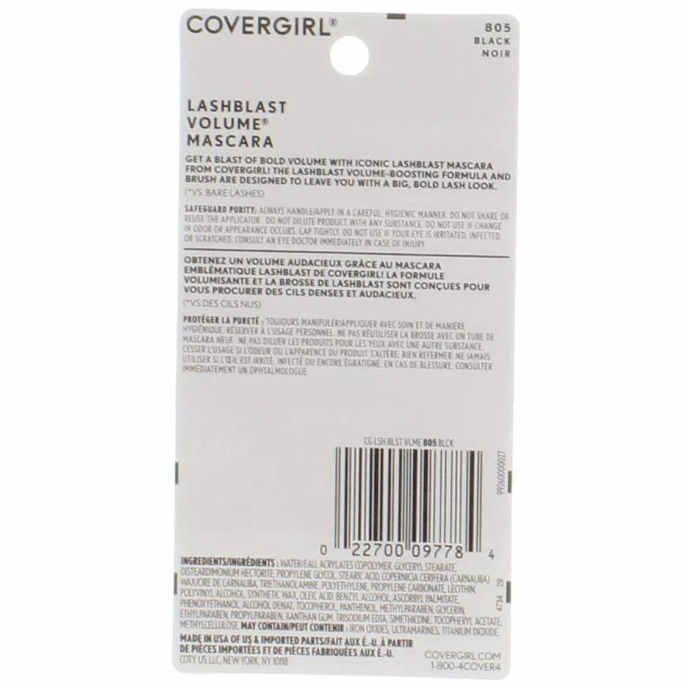 Covergirl - LashBlast Volume Mascara, Black 805 - 0.44 Oz
