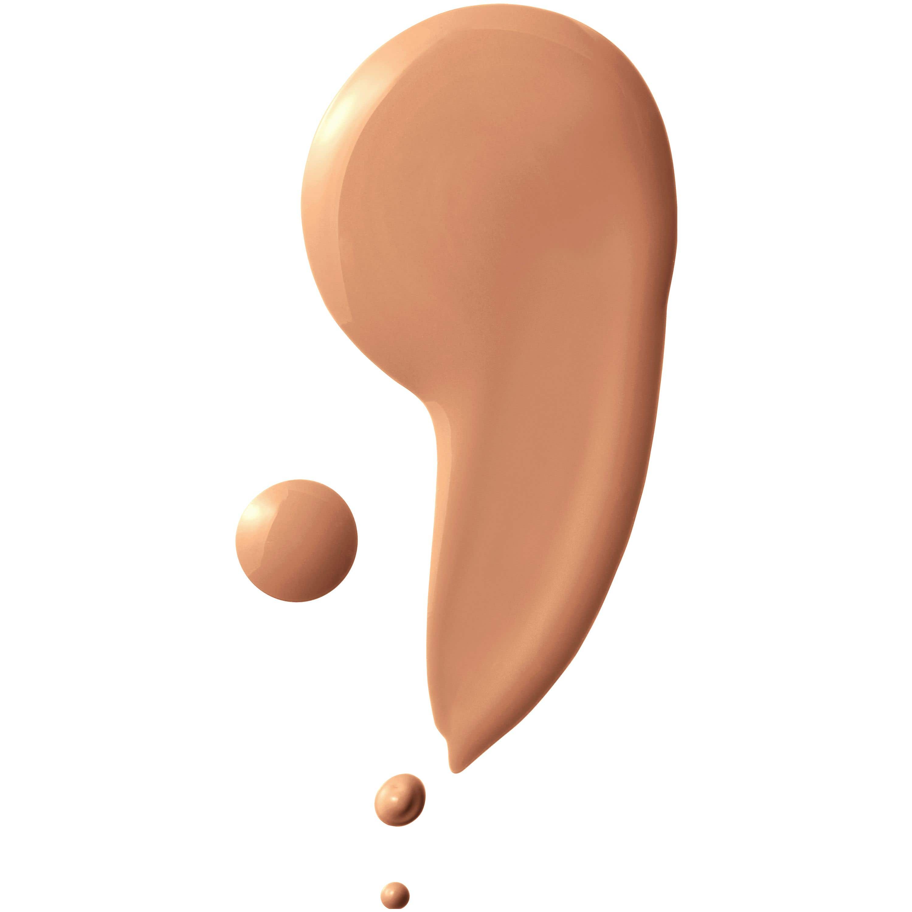 مكياج مايو بيلين Foundation Fit Me Matte+Poreless، لون Golden Caramel، خالي من الزيت مع نهاية ملساء.