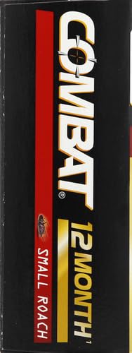 Combat Max 12 Month Roach Killing Bait, Small Roach Bait Station, Child-Resistant, 18 Count