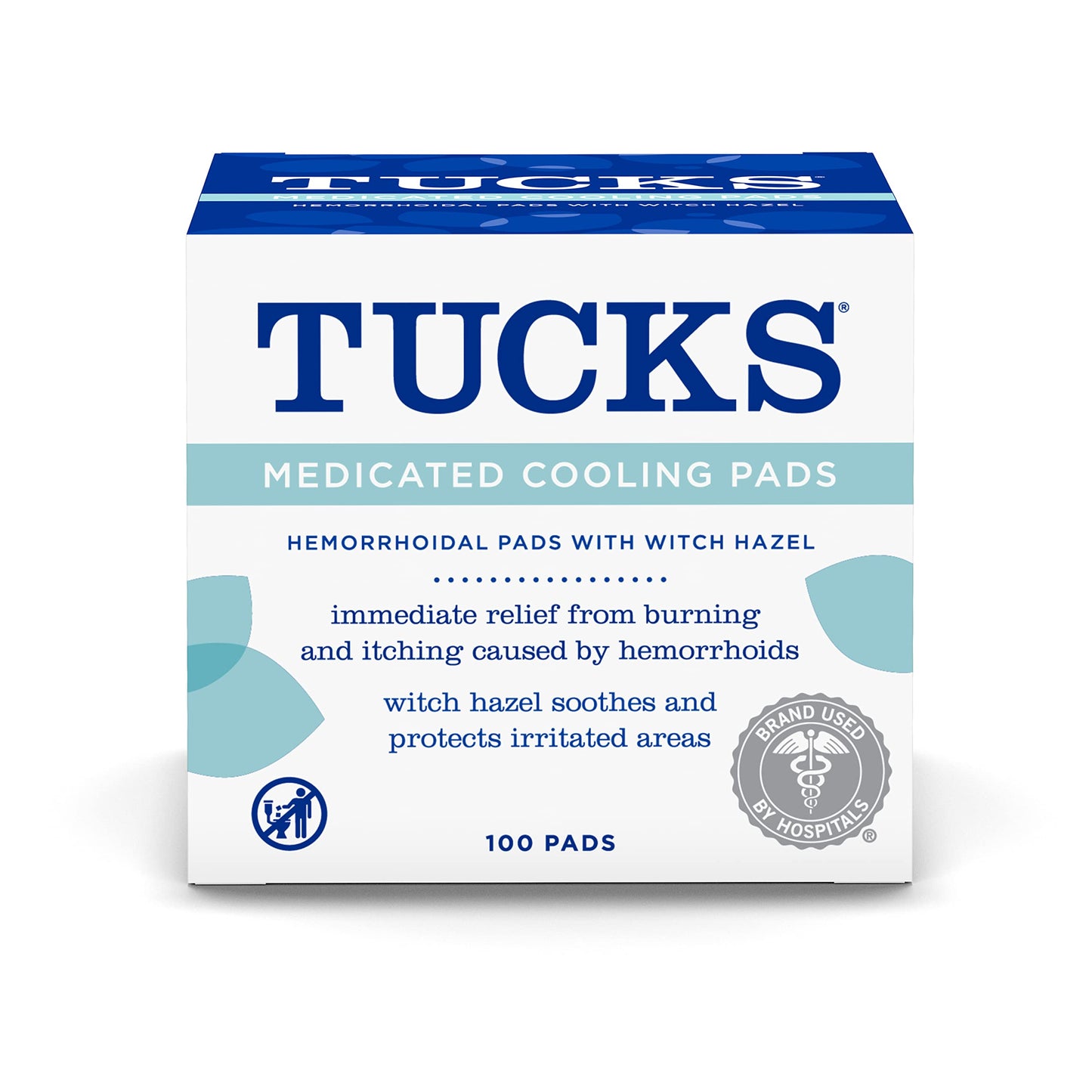 Tucks Medicated Cooling Pads – 100 Pads