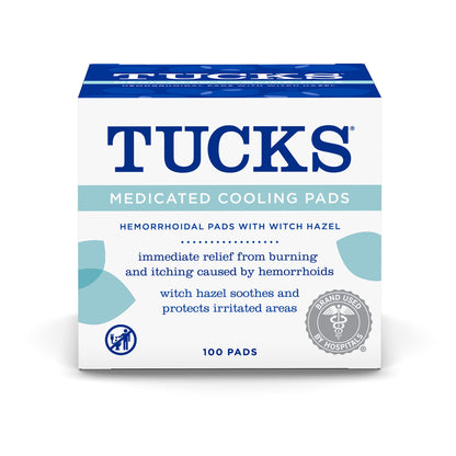 Tucks Medicated Cooling Pads – 100 Pads