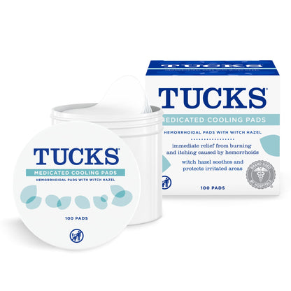 Tucks Medicated Cooling Pads – 100 Pads