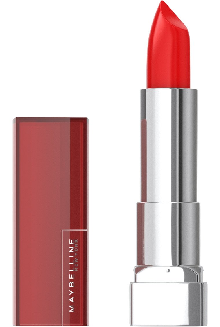 MAYBELLINE Color Sensational The Creams Cream Finish Lipstick Makeup (On Fire Red-895)