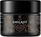 Shilajit Resin with Fulvic Acid & Trace Minerals, Original Siberian Pure Shilajit with 85+ Humic Acid Supplement Gel, Support Metabolism & Immune System - 100 Serving / 50g