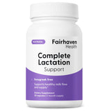 Fairhaven Health complete lactation support supplement for breastfeeding mothers