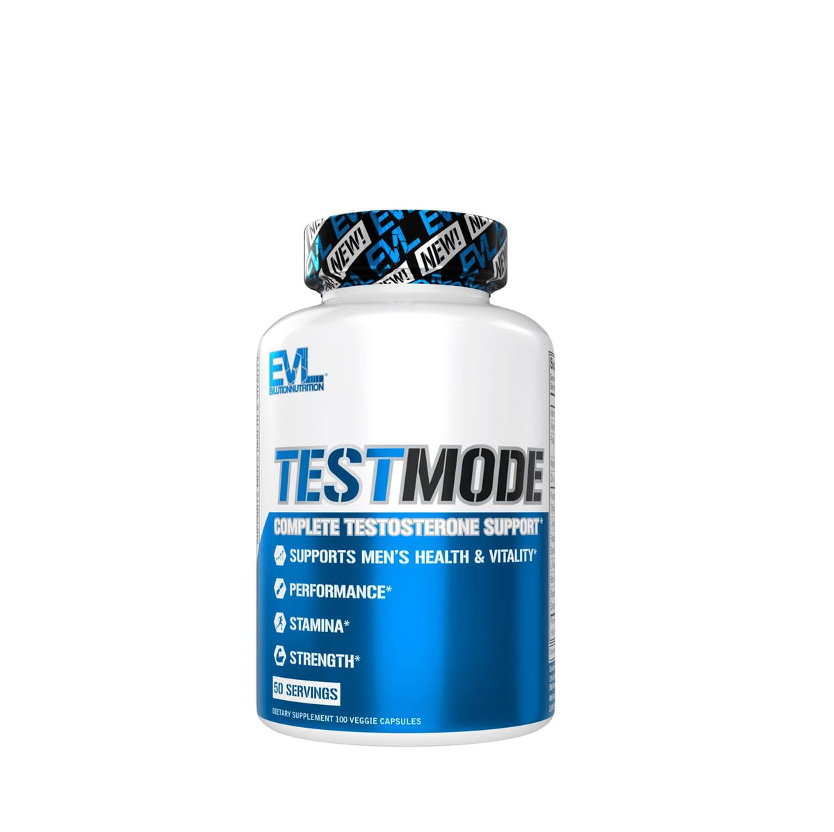 مكمل TestMode لدعم التستوستيرون، يعزز القوة والاستamina والحيوية للرجال
